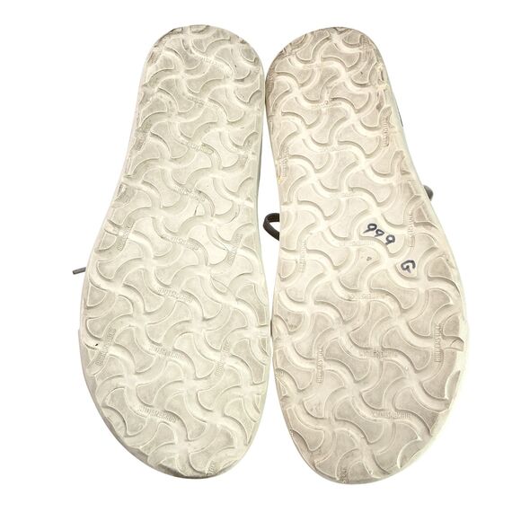 Birkenstock Bend Low Metallic Silver Leather Sneakers Women's Size 6, EUR 37 - Picture 14 of 14